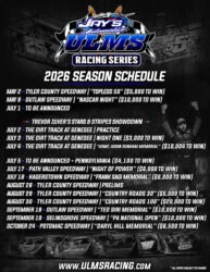 2026 United Late Model Series Schedule!